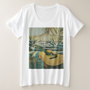 Camiseta Plus Size Presentes de amantes de guitarra