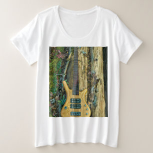 Camiseta Plus Size Presentes para um guitarrista músico