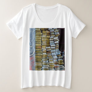 Camiseta Plus Size Presentes únicos para amantes de livros