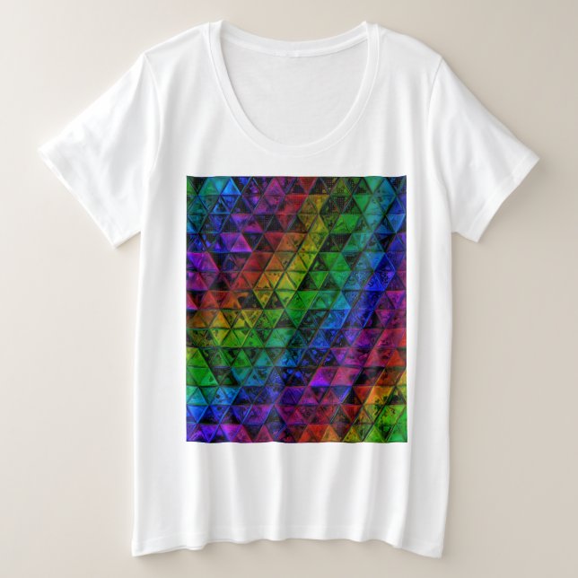 Camiseta Plus Size Pride Glass (Frente do Design)