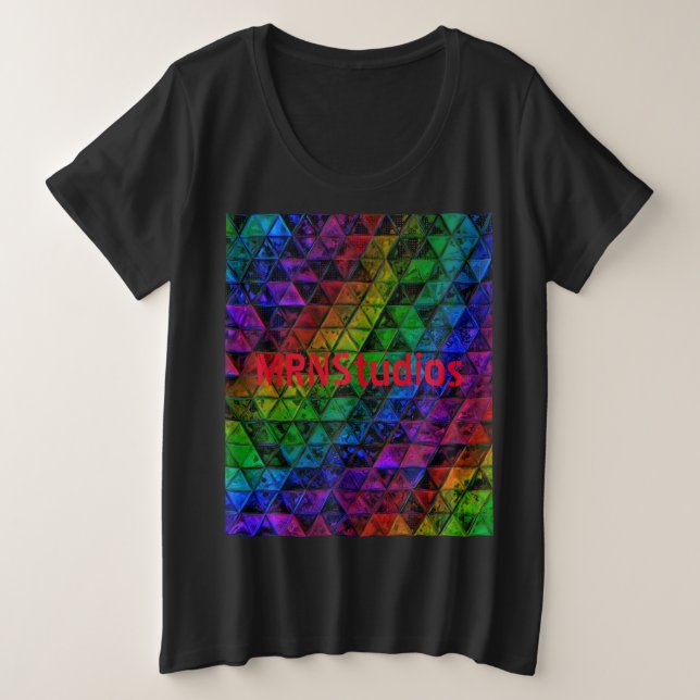 Camiseta Plus Size Pride Glass (Frente do Design)