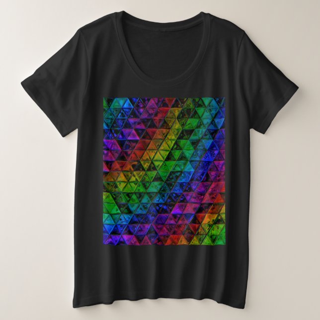 Camiseta Plus Size Pride Glass (Frente do Design)