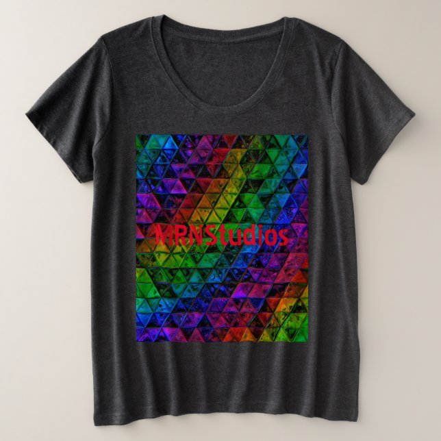 Camiseta Plus Size Pride Glass (Frente do Design)