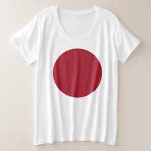 Camiseta Plus Size Primavera Summer Color Fiery Red Teddy Bear