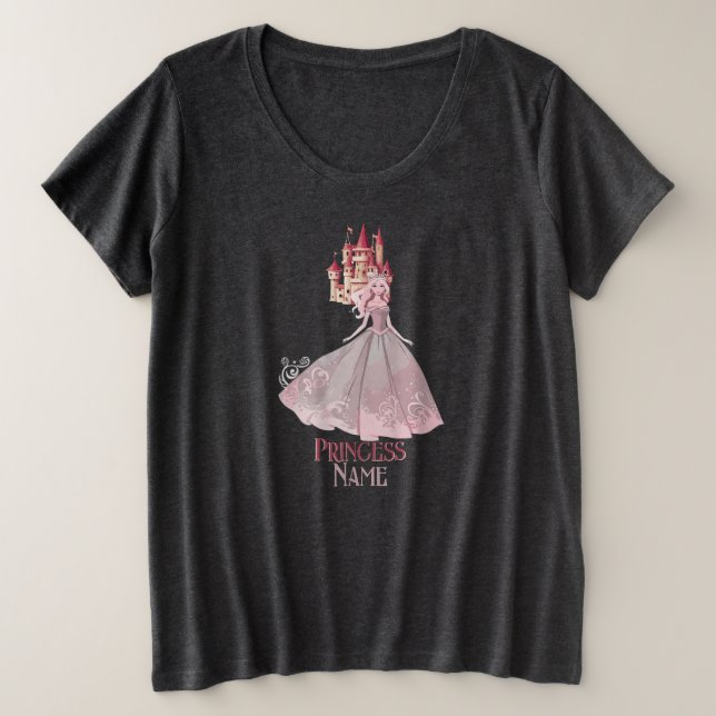 Camiseta Plus Size Princesa (Frente do Design)