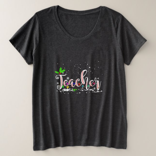 Camiseta Plus Size Professor Natal (Frente do Design)