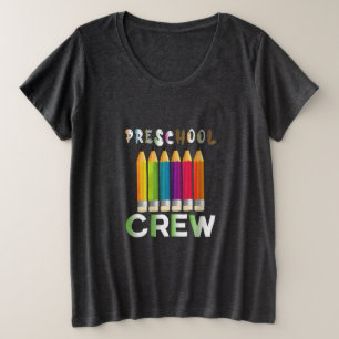 Camiseta Plus Size Professora de Arte Pré-Escolar