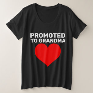 CAMISETA PLUS SIZE PROMOVIDO A GRANDMA T-SHIRT