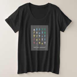 Camiseta Plus Size Qual é o seu superpoder? Mês do Orgulho da Deficiê