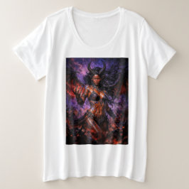 Camiseta Plus Size Queen of Hell Lilith