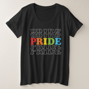 Camiseta Plus Size Rainbow Pride