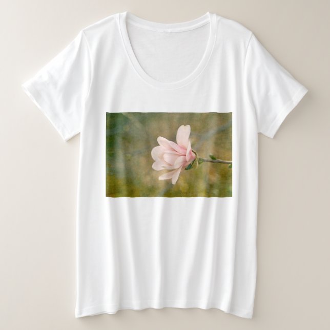 Camiseta Plus Size Rainha Magnólia (Frente do Design)