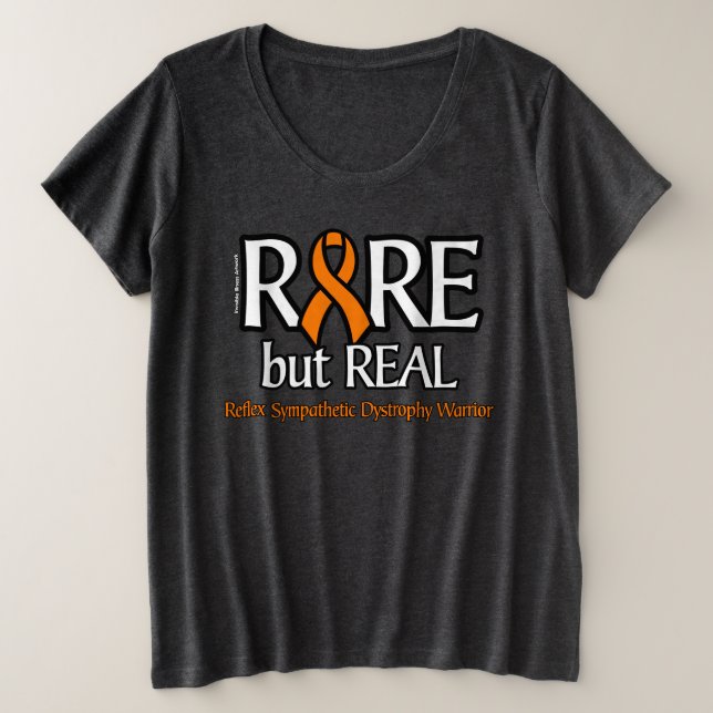 Camiseta Plus Size RARO, mas REAL...RSD (Frente do Design)