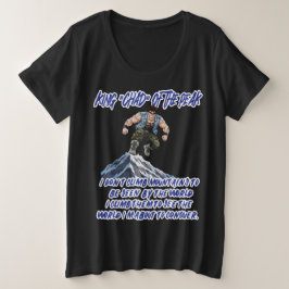 CAMISETA PLUS SIZE REI ‘CHAD’ DO PIQUE”