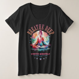 Camiseta Plus Size Respirar fundo