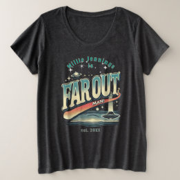 Camiseta Plus Size Retrorização Personalizada dos Anos 70