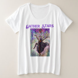 Camiseta Plus Size Reunir estrelas