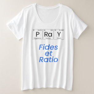 Camiseta Plus Size Rezar—Fides et Ratio