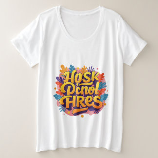 Camiseta Plus Size risada na alegria