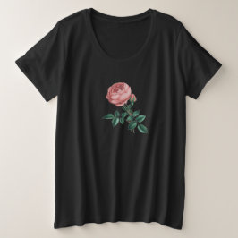 Camiseta Plus Size Rosa
