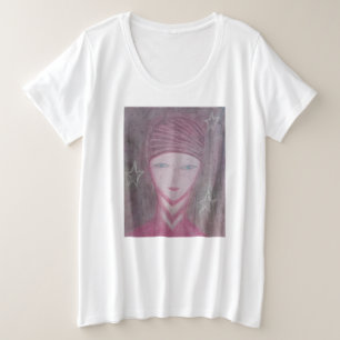 Camiseta Plus Size Rosa
