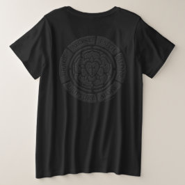 Camiseta Plus Size Rosa de Lutero de Pedra Envelhecida