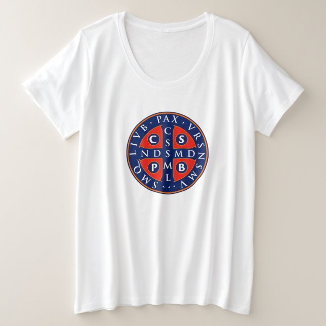 Camiseta Plus Size Rua da Medalha Benedict (Frente do Design)