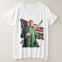 Camiseta Plus Size Rua de Trump.
