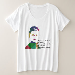 Camiseta Plus Size Rua. Therese of Lisieux