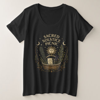 Camiseta Plus Size Sacred Solstice Picnic Litha