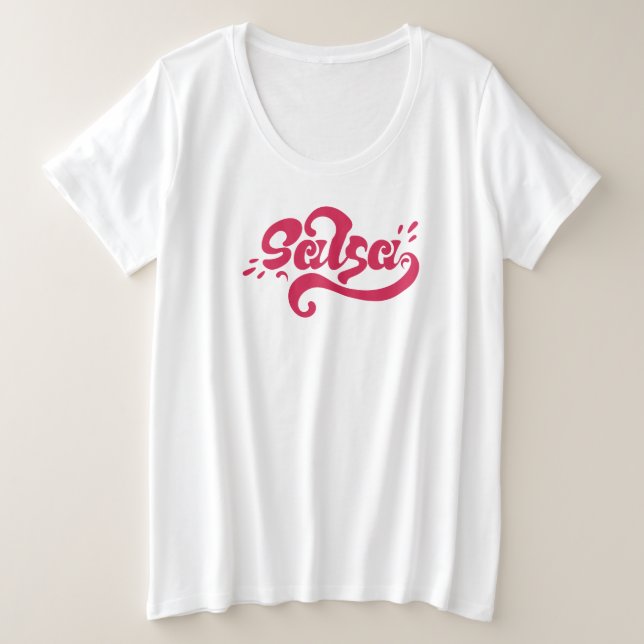 Camiseta Plus Size Salsa (Frente do Design)