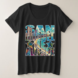 Camiseta Plus Size San Miguel de Allende — Férias Tropicais de Praia