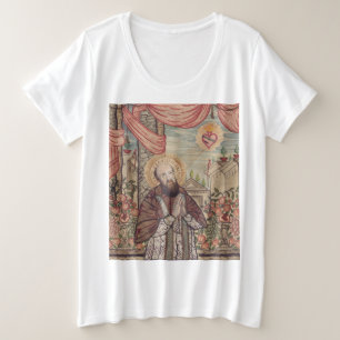 Camiseta Plus Size São Francisco de Sales Bispo de Genebra