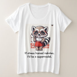 Camiseta Plus Size Se calorias queimadas