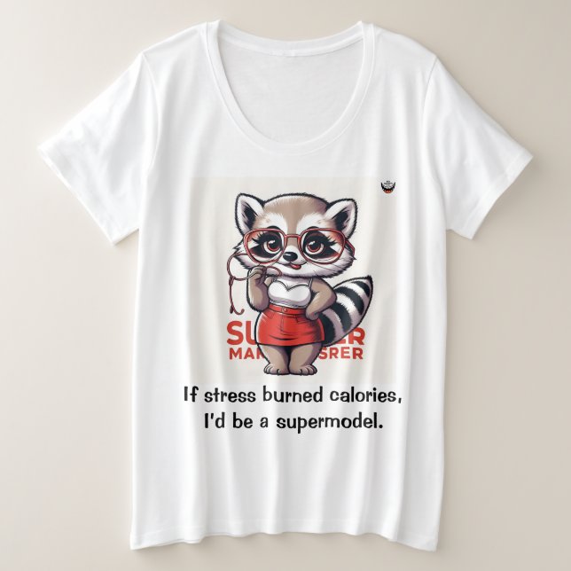 Camiseta Plus Size Se calorias queimadas (Frente do Design)