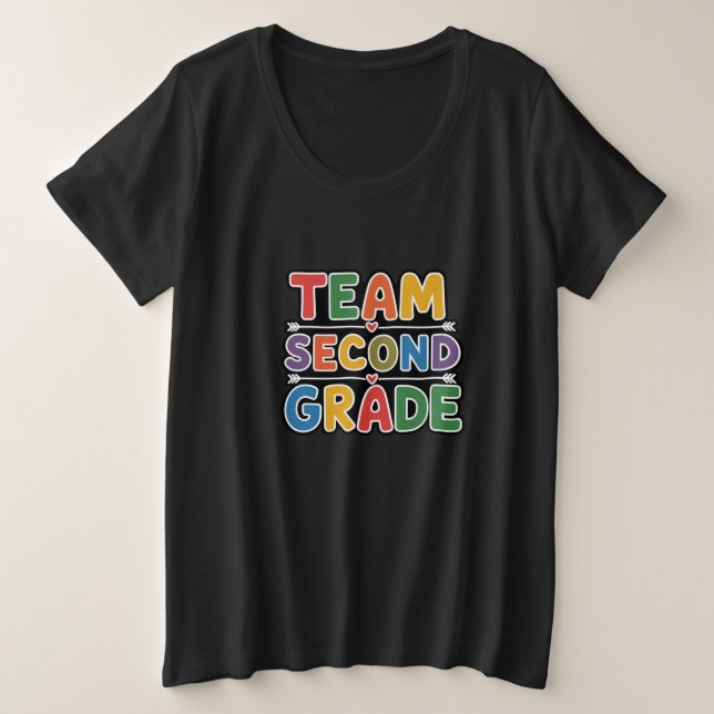 Camiseta Plus Size Segundo nível do grupo (Frente do Design)