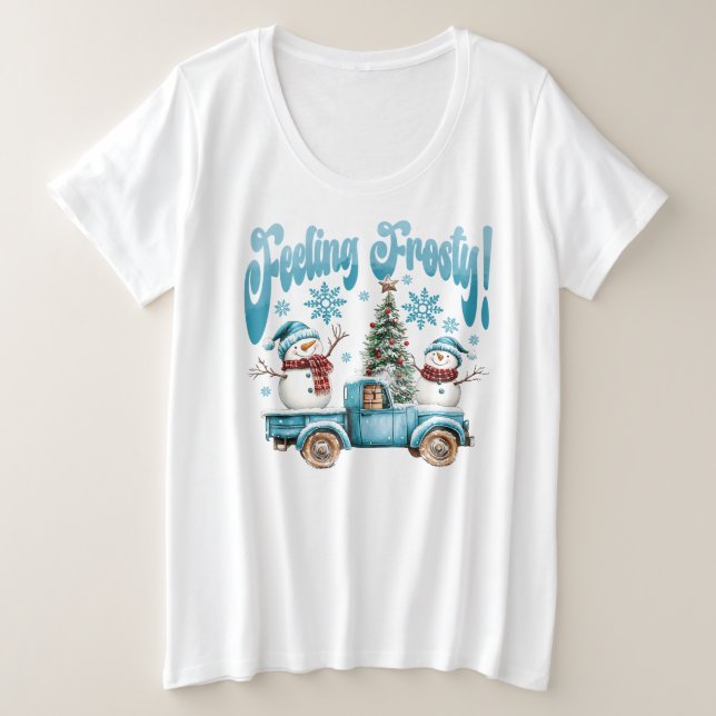 Camiseta Plus Size Sensação (Frente do Design)
