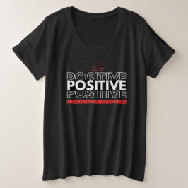 Camiseta Plus Size Ser Positivo