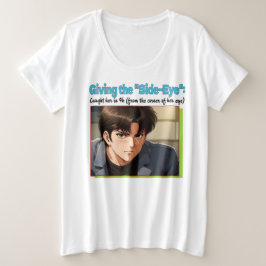 Camiseta Plus Size Side-Eye 4K