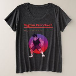 Camiseta Plus Size Sigma Grindset
