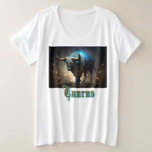Camiseta Plus Size Signo Zodiacal de Touro