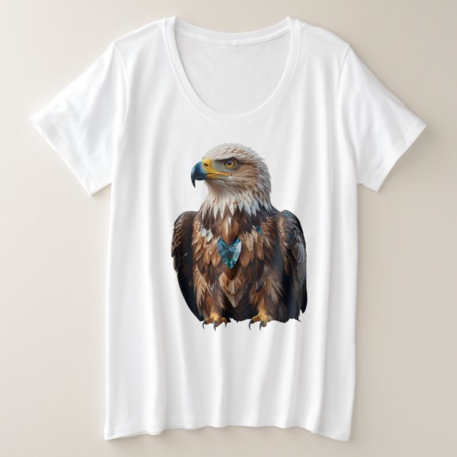 Camiseta Plus Size Símbolo de visão (Frente do Design)