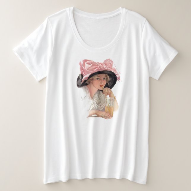Camiseta Plus Size Siping Soda (Frente do Design)