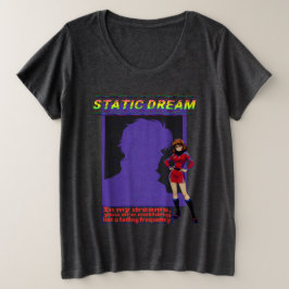 CAMISETA PLUS SIZE SONHO ESTÁTICO