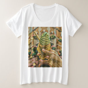 Camiseta Plus Size Sorvete para crianças