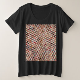 Camiseta Plus Size Spool quilt T-Shirt