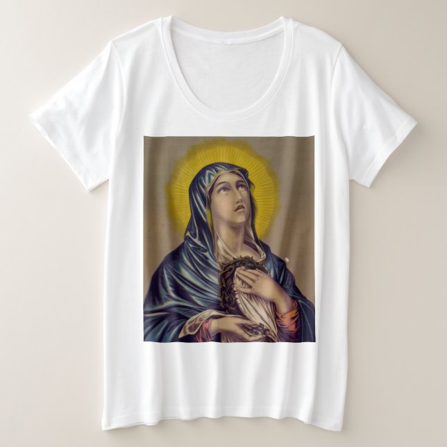 Camiseta Plus Size Staat Mater Nossa Senhora das Tristezas (Frente do Design)