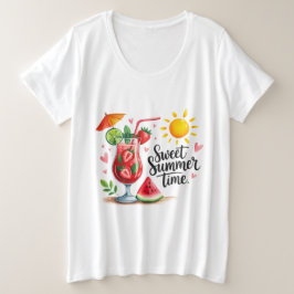 Camiseta Plus Size Suor Verão