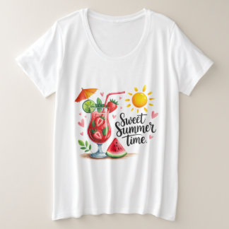 Camiseta Plus Size Suor Verão