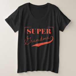 Camiseta Plus Size Super vovó